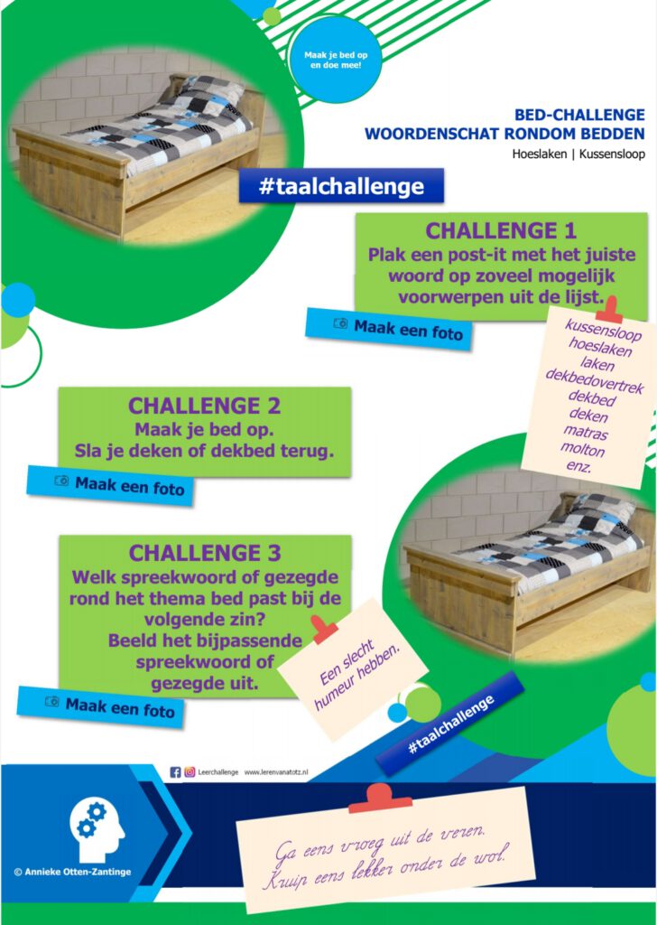 Woordenschat bed-challenge B