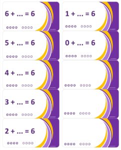 LeerKaartjes bij het getal 6 sommen memoriseren beter onthouden (2)