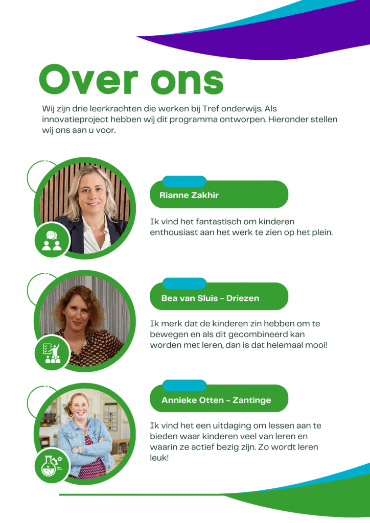 Bewegend leren, buitenles, actief leren, groep 3, groep 4, rekenen