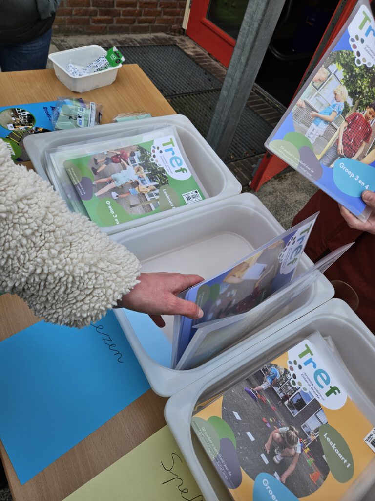 Leskaarten Actief leren bewegend leren buitenlessen groep 3,4 5,6 7,8