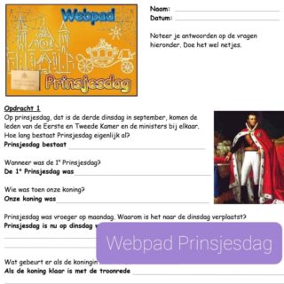 🤴 WEBPAD PRINSJESDAG 👑
Zeer informatief en leuk om te doen. Bekijk de filmpjes en/of websites en maak de vragen. Door dit webpad te doen leer je veel over Prinsjesdag. Eventueel ook klassikaal in te zetten. Gemaakt door meester Jack.

https://webpad-prinsjesdag.yurls.net/nl/page/652295

#betekenisvol #lerenindepraktijk #prinsjesdag #troonrede #bovenbouw #bovenbouwwereld